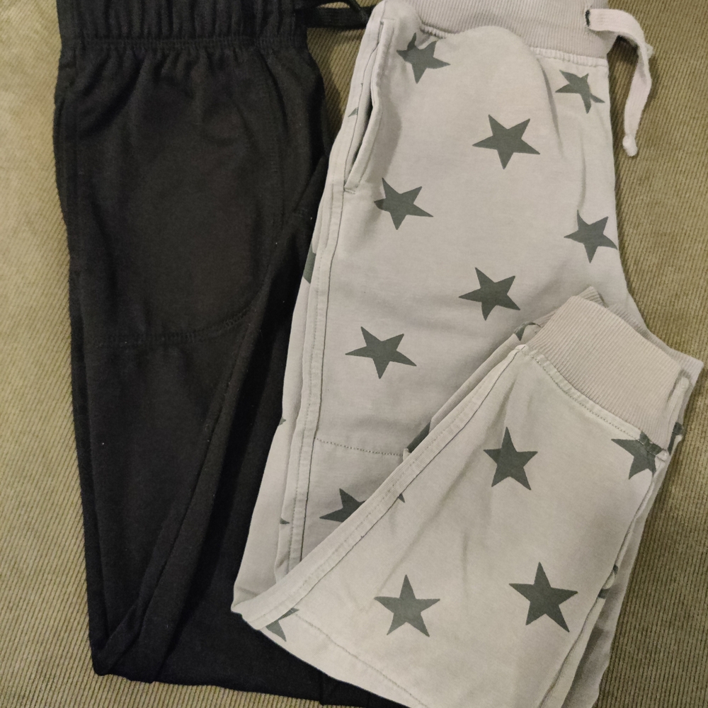 Quince Black and Gray Sweatpants Relaxed Fit
